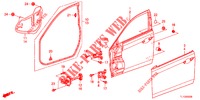 VOOR PORTIER PANELEN(2DE)  voor Honda ACCORD DIESEL 2.2 COMFORT 4 deuren 5-traps automatische versnellingsbak 2012