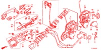 VOOR PORTIER SLOTEN/BUITEN HENDEL  voor Honda ACCORD DIESEL 2.2 COMFORT 4 deuren 5-traps automatische versnellingsbak 2012