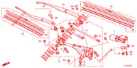 VOOR RUITESPROEIER (LH) voor Honda ACCORD DIESEL 2.2 COMFORT 4 deuren 5-traps automatische versnellingsbak 2012