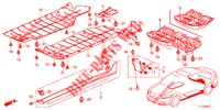ZIJ DORPEL VERSIERING/ONDER AFDEKKING  voor Honda ACCORD DIESEL 2.2 COMFORT 4 deuren 5-traps automatische versnellingsbak 2012