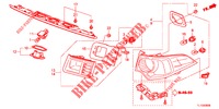 ACHTERLICHT/KENTEKEN LICHT (PGM FI)  voor Honda ACCORD DIESEL 2.2 ELEGANCE 4 deuren 6-versnellings handgeschakelde versnellingsbak 2012