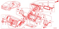 AUDIO UNIT  voor Honda ACCORD DIESEL 2.2 ELEGANCE 4 deuren 6-versnellings handgeschakelde versnellingsbak 2012