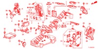 BEDIENINGSEENNEID (CABINE) (1) (LH) voor Honda ACCORD DIESEL 2.2 ELEGANCE 4 deuren 6-versnellings handgeschakelde versnellingsbak 2012
