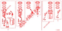 BRANDSTOFTANK KLEINE ONDERDELEN  voor Honda ACCORD DIESEL 2.2 ELEGANCE 4 deuren 6-versnellings handgeschakelde versnellingsbak 2012