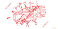 DOORVOERTULLE (INFERIEUR) voor Honda ACCORD DIESEL 2.2 ELEGANCE 4 deuren 6-versnellings handgeschakelde versnellingsbak 2012