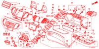 INSTRUMENTEN AFWERKING (COTE DE PASSAGER) (LH) voor Honda ACCORD DIESEL 2.2 ELEGANCE 4 deuren 6-versnellings handgeschakelde versnellingsbak 2012