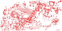 INSTRUMENTEN PANEEL BOVEN (LH) voor Honda ACCORD DIESEL 2.2 ELEGANCE 4 deuren 6-versnellings handgeschakelde versnellingsbak 2012