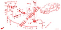 KOPLAMP SPROEIERWISSER(S)  voor Honda ACCORD DIESEL 2.2 ELEGANCE 4 deuren 6-versnellings handgeschakelde versnellingsbak 2012