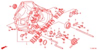 KOPPELING BEHUIZING (DIESEL) voor Honda ACCORD DIESEL 2.2 ELEGANCE 4 deuren 6-versnellings handgeschakelde versnellingsbak 2012