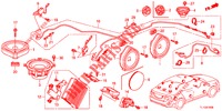 RADIO ANTENNE/LUIDSPREKER (LH) voor Honda ACCORD DIESEL 2.2 ELEGANCE 4 deuren 6-versnellings handgeschakelde versnellingsbak 2012