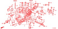 TRANSMISSIE HUIS (DIESEL) voor Honda ACCORD DIESEL 2.2 ELEGANCE 4 deuren 6-versnellings handgeschakelde versnellingsbak 2012