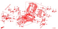 V. ZITTING COMPONENTEN (D.) (HAUTEUR MANUELLE) voor Honda ACCORD DIESEL 2.2 ELEGANCE 4 deuren 6-versnellings handgeschakelde versnellingsbak 2012