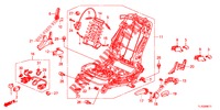 V. ZITTING COMPONENTEN (G.) (HAUTEUR MANUELLE) voor Honda ACCORD DIESEL 2.2 ELEGANCE 4 deuren 6-versnellings handgeschakelde versnellingsbak 2012