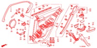 ACHTER PORTIER VOERING(4DE)  voor Honda ACCORD DIESEL 2.2 ELEGANCE PACK 4 deuren 6-versnellings handgeschakelde versnellingsbak 2012