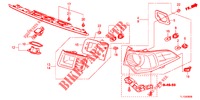 ACHTERLICHT/KENTEKEN LICHT (PGM FI)  voor Honda ACCORD DIESEL 2.2 ELEGANCE PACK 4 deuren 6-versnellings handgeschakelde versnellingsbak 2012
