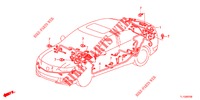 BEDRADINGSBUNDEL (2) (LH) voor Honda ACCORD DIESEL 2.2 ELEGANCE PACK 4 deuren 6-versnellings handgeschakelde versnellingsbak 2012