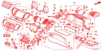 INSTRUMENTEN AFWERKING (COTE DE PASSAGER) (LH) voor Honda ACCORD DIESEL 2.2 ELEGANCE PACK 4 deuren 6-versnellings handgeschakelde versnellingsbak 2012