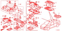 INTERIEUR VERLICHTING (2) voor Honda ACCORD DIESEL 2.2 ELEGANCE PACK 4 deuren 6-versnellings handgeschakelde versnellingsbak 2012