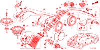 RADIO ANTENNE/LUIDSPREKER (LH) voor Honda ACCORD DIESEL 2.2 ELEGANCE PACK 4 deuren 6-versnellings handgeschakelde versnellingsbak 2012