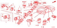 SCHAKELAAR (LH) voor Honda ACCORD DIESEL 2.2 ELEGANCE PACK 4 deuren 6-versnellings handgeschakelde versnellingsbak 2012
