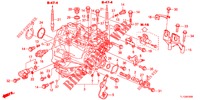TRANSMISSIE HUIS (DIESEL) voor Honda ACCORD DIESEL 2.2 ELEGANCE PACK 4 deuren 6-versnellings handgeschakelde versnellingsbak 2012