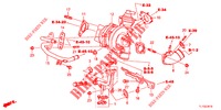TURBOLADER SYSTEEM (DIESEL) voor Honda ACCORD DIESEL 2.2 ELEGANCE PACK 4 deuren 6-versnellings handgeschakelde versnellingsbak 2012