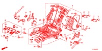 V. ZITTING COMPONENTEN (D.) (HAUTEUR MANUELLE) voor Honda ACCORD DIESEL 2.2 ELEGANCE PACK 4 deuren 6-versnellings handgeschakelde versnellingsbak 2012
