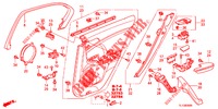 ACHTER PORTIER VOERING(4DE)  voor Honda ACCORD DIESEL 2.2 ELEGANCE PACK 4 deuren 5-traps automatische versnellingsbak 2012