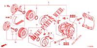 AIRCONDITIONER (COMPRESSEUR) (DIESEL) voor Honda ACCORD DIESEL 2.2 ELEGANCE PACK 4 deuren 5-traps automatische versnellingsbak 2012