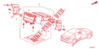 AUDIO UNIT (NAVIGATION) voor Honda ACCORD DIESEL 2.2 ELEGANCE PACK 4 deuren 5-traps automatische versnellingsbak 2012