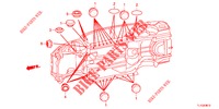 DOORVOERTULLE (INFERIEUR) voor Honda ACCORD DIESEL 2.2 ELEGANCE PACK 4 deuren 5-traps automatische versnellingsbak 2012