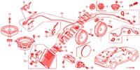 RADIO ANTENNE/LUIDSPREKER (LH) voor Honda ACCORD DIESEL 2.2 ELEGANCE PACK 4 deuren 5-traps automatische versnellingsbak 2012