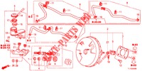 REM HOOFDCILINDER/HOOFDSPANNING (LH) voor Honda ACCORD DIESEL 2.2 ELEGANCE PACK 4 deuren 5-traps automatische versnellingsbak 2012