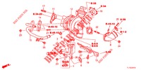 TURBOLADER SYSTEEM (DIESEL) voor Honda ACCORD DIESEL 2.2 ELEGANCE PACK 4 deuren 5-traps automatische versnellingsbak 2012