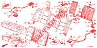 ACHTER ZITTING/VEILIGHEIDSGORDEL(2DE)  voor Honda ACCORD DIESEL 2.2 EXECUTIVE 4 deuren 6-versnellings handgeschakelde versnellingsbak 2012