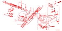 ACHTERLICHT/KENTEKEN LICHT (PGM FI)  voor Honda ACCORD DIESEL 2.2 EXECUTIVE 4 deuren 6-versnellings handgeschakelde versnellingsbak 2012
