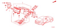 AUDIO UNIT (NAVIGATION) voor Honda ACCORD DIESEL 2.2 EXECUTIVE 4 deuren 6-versnellings handgeschakelde versnellingsbak 2012