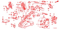 BEDIENINGSEENNEID (CABINE) (1) (LH) voor Honda ACCORD DIESEL 2.2 EXECUTIVE 4 deuren 6-versnellings handgeschakelde versnellingsbak 2012