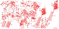 PEDAAL (LH) voor Honda ACCORD DIESEL 2.2 EXECUTIVE 4 deuren 6-versnellings handgeschakelde versnellingsbak 2012
