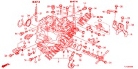 TRANSMISSIE HUIS (DIESEL) voor Honda ACCORD DIESEL 2.2 EXECUTIVE 4 deuren 6-versnellings handgeschakelde versnellingsbak 2012