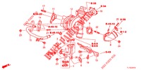 TURBOLADER SYSTEEM (DIESEL) voor Honda ACCORD DIESEL 2.2 EXECUTIVE 4 deuren 6-versnellings handgeschakelde versnellingsbak 2012