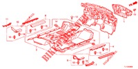 VLOERMAT/ISOLATOR  voor Honda ACCORD DIESEL 2.2 EXECUTIVE 4 deuren 6-versnellings handgeschakelde versnellingsbak 2012