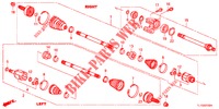 VOOR AANDRIJFAS/HALVE AS (DIESEL) voor Honda ACCORD DIESEL 2.2 EXECUTIVE 4 deuren 6-versnellings handgeschakelde versnellingsbak 2012