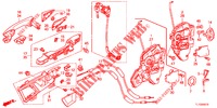 VOOR PORTIER SLOTEN/BUITEN HENDEL  voor Honda ACCORD DIESEL 2.2 EXECUTIVE 4 deuren 6-versnellings handgeschakelde versnellingsbak 2012