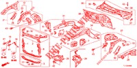 VOOR SCHOT/DASHBOARD  voor Honda ACCORD DIESEL 2.2 EXECUTIVE 4 deuren 6-versnellings handgeschakelde versnellingsbak 2012