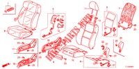 VOOR ZITTING/VEILIGHEIDSRIEMEN (D.) (LH) voor Honda ACCORD DIESEL 2.2 EXECUTIVE 4 deuren 6-versnellings handgeschakelde versnellingsbak 2012