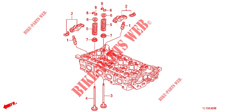 KLEP/ZWAAI ARM (DIESEL) voor Honda ACCORD DIESEL 2.2 EXECUTIVE 4 deuren 6-versnellings handgeschakelde versnellingsbak 2012