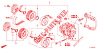 AIRCONDITIONER (COMPRESSEUR) (DIESEL) voor Honda ACCORD DIESEL 2.2 LUXURY 4 deuren 5-traps automatische versnellingsbak 2012
