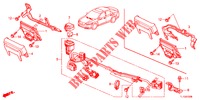 AT BEDIENINGSEENHEID  voor Honda ACCORD DIESEL 2.2 LUXURY 4 deuren 5-traps automatische versnellingsbak 2012