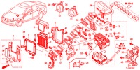 BEDIENINGSEENNEID (COMPARTIMENT MOTEUR) (1) (DIESEL) voor Honda ACCORD DIESEL 2.2 LUXURY 4 deuren 5-traps automatische versnellingsbak 2012